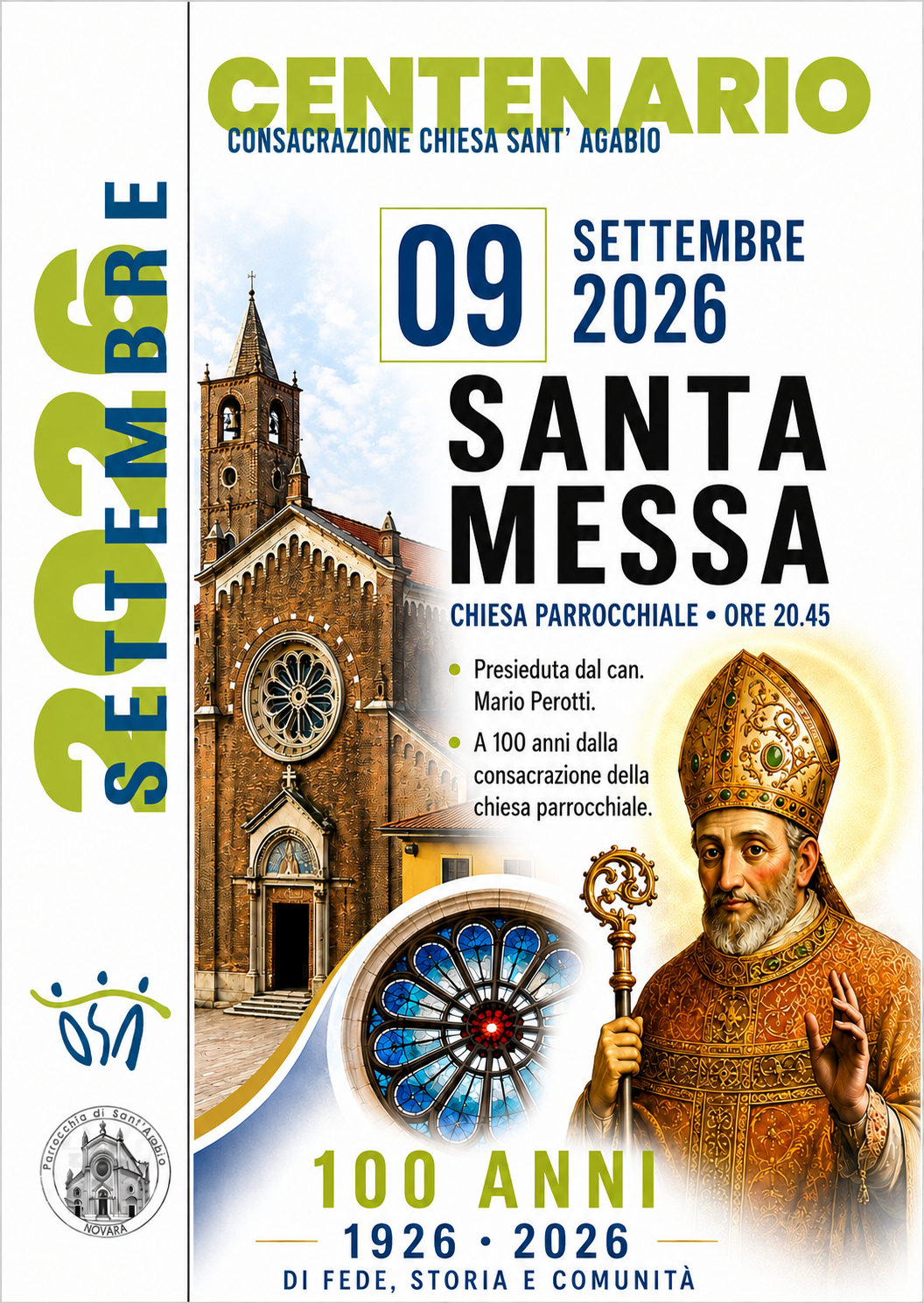 Locandina: CENTENARIO -9 Settembre 2026